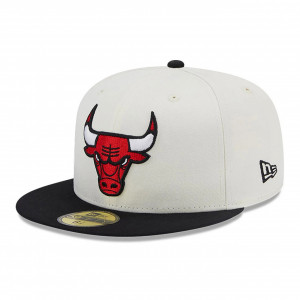New Era sapca alba 59fifty fitted chicago bulls championship 3