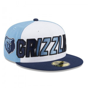 NEW ERA 9fifty kappe memphis grizzlies back half, Blau