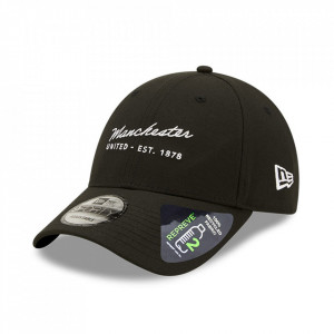 New Era Manchester United FC Repreve Black 9FORTY Adjustable Cap