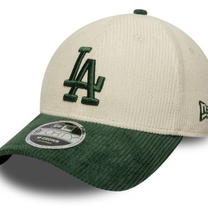 New Era, sapca 9forty Cord NY LA Dodgers, Verde/ Bej
