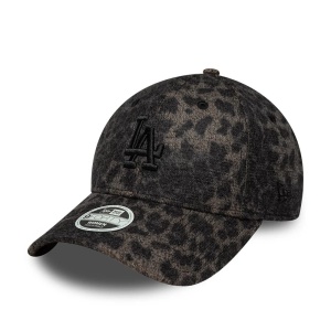 New Era, sapca 9forty cosy leopard LA Dodgers, Negru