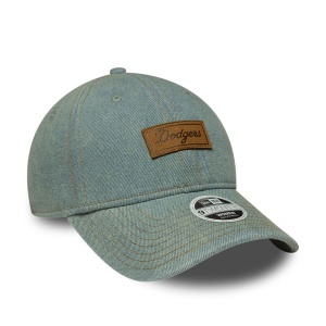 New Era, sapca 9twenty denim Los Angeles Dodgers, Albastru 3
