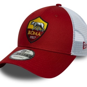 New Era, sapca trucker league AS Roma, Rosu