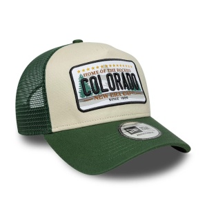 New Era, sapca trucker licence plate Colorado, Verde persan - Img 3