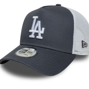 New Era, sapca trucker Los Angles Dodgers league, Gri carbune