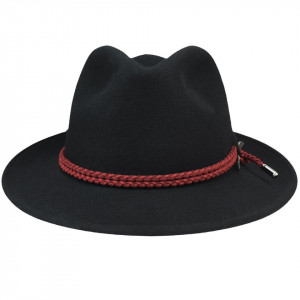 Palarie Bailey of Hollywood Lund Fedora Negru 3