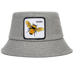 Palarie Goorin Bros. Queen Bee Heat Bucket Gri