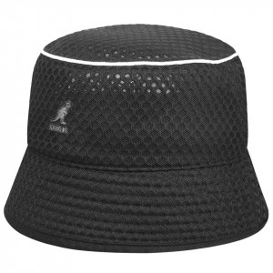 Palarie Kangol Mesh Bin Negru 4