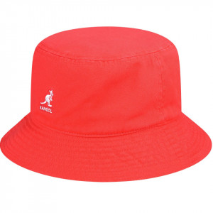 Palarie Kangol Washed Bucket Cherry Glow Rosu 2