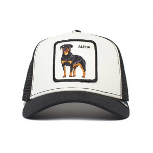 Sapca Goorin Brothers Trucker Alpha Dog Alb
