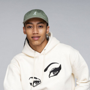 Sapca Kangol Washed Cotton Adjustable Baseball Verde Oliv 2