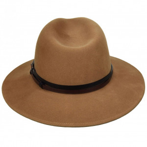 Palarie Bailey of Hollywood Stedman Elite Velour Fedora Camel 3