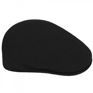 Basca Kangol Wool 504 Negru - Auriu 2