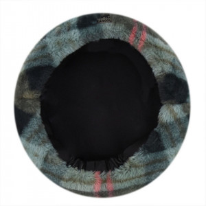 Bereta Kangol Faux Fur Taupe Plaid 6