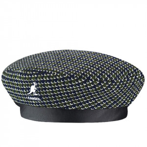 Bereta Kangol Tooth Grid Verde/ Albastru 4
