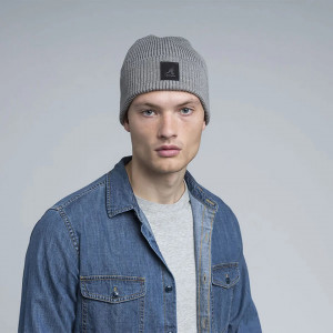 Caciula Kangol Patch Beanie Gri 2