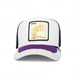 Goorin Bros silky chick trucker cap, Weiß