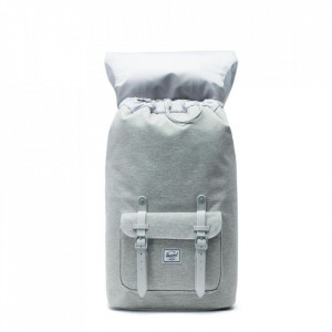 Rucsac Herschel Little America Light Grey Crosshatch 2