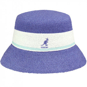 Kangol Bermuda Stripe Bucket Hat, Iced Lilac