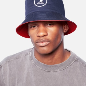 Palarie albastra Kangol Cotton Bucket 6