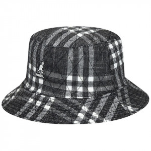 Palarie Kangol Hidden Layers Bucket Negru 3