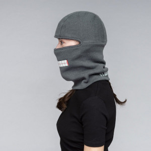 Caciula Kangol Okay Folding Balaclava Gri Inchis 3