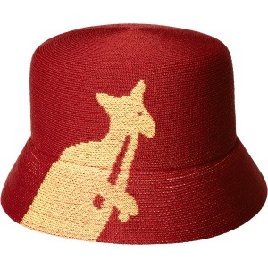 Kangol, palarie bucket Thermal logo, Rosu mac
