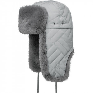 Caciula Kangol Quilted Trapper Gri