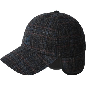 Kangol, Sapca plaid earflaps baseball, Negru prafuit