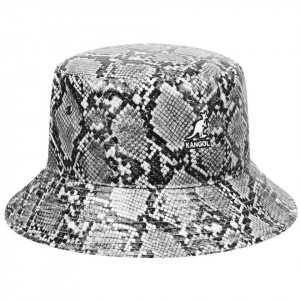 Palarie Kangol Snakeskin Bucket Negru 3