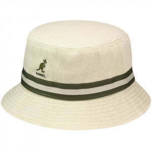Kangol Stripe Lahinch Bucket, Beige