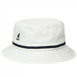 Kangol Stripe Lahinch Bucket, White
