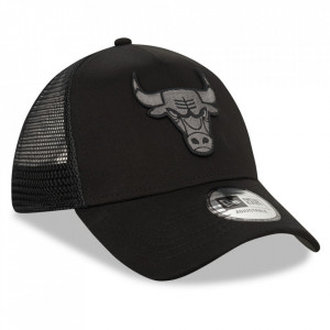 Sapca New Era A-Frame Trucker Chicago Bulls Tonal Negru 3