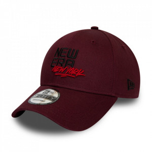 NEW ERA 9forty kappe new york yankees us logo, Kastanienbraun