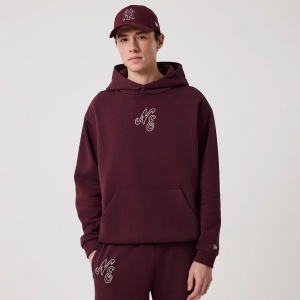 New Era, sapca 9forty team outline NY Yankees, Rosu bordo 6