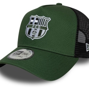 New Era, sapca trucker FC Barcelona seasonal, Verde padure