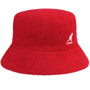 Palarie Kangol Bermuda Bucket Rosu 2