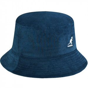 Palarie Kangol Washed Cord Bucket Albastru 4