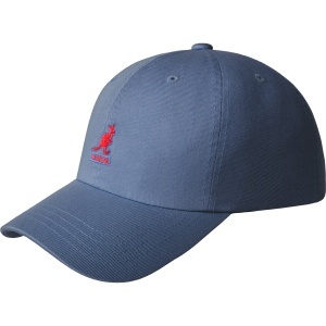 Sapca Kangol washed cotton adjustable baseball albastru denim