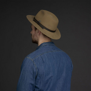 Palarie Bailey of Hollywood Nelles LiteFelt Fedora Maro Camel 8