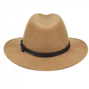 Palarie Bailey of Hollywood Nelles LiteFelt Fedora Maro Camel 4