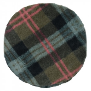 Bereta Kangol Faux Fur Taupe Plaid 5