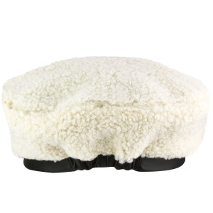 Bereta Kangol Nylon Plush Reversible Alb 4