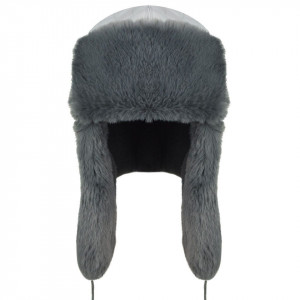 Caciula Kangol Quilted Trapper Gri 2