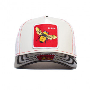 Goorin Bros The Red Queen Trucker Snapback Casquette, Blanc