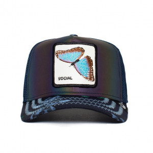 Sapca Goorin Brothers trucker soirees for days bleumarin