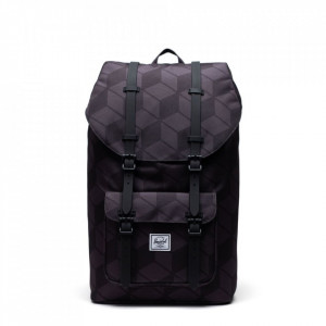 Herschel rucksack little america optic check, Schwarz