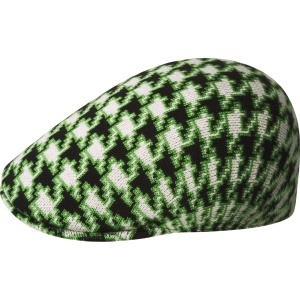 Kangol, Basca houndstooth 507, Negru/Verde