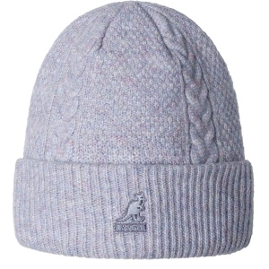 Kangol cable wool Muetze, Grau