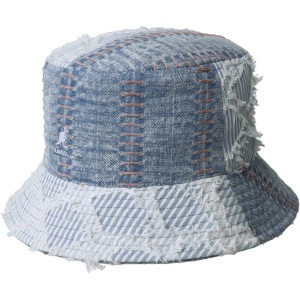 Kangol, Palarie denim mashup bucket, Albastru denim 2
